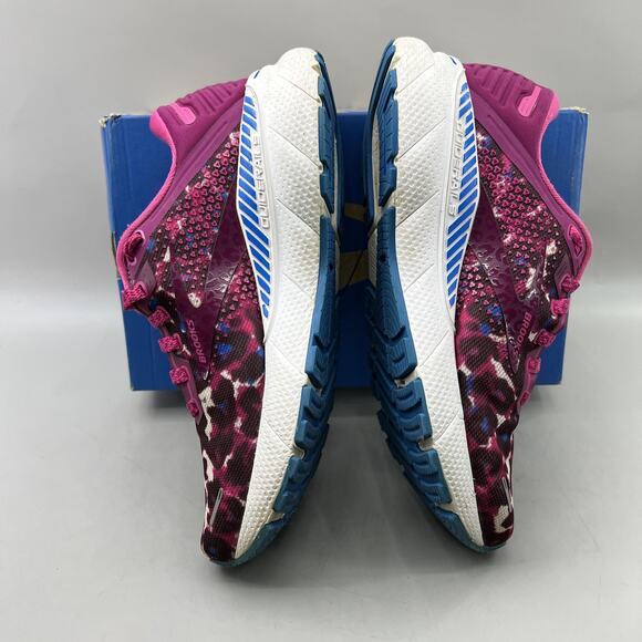 Brooks Adrenaline GTS 22 Running Shoes Women Size 8 Magenta Comfort Low Sneakers - Picture 6 of 9